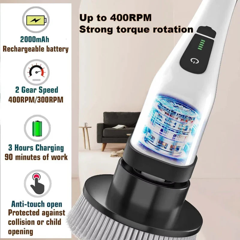 Effortless Electric Cleaning Brush