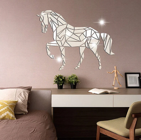 Majestic Acrylic Horse Mirror Wall Art